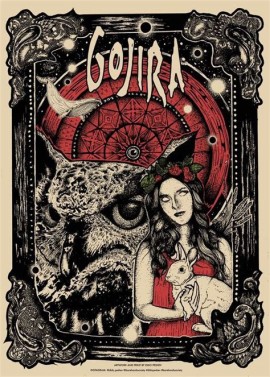 tour poster for gojira
